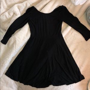 cute simple black dress